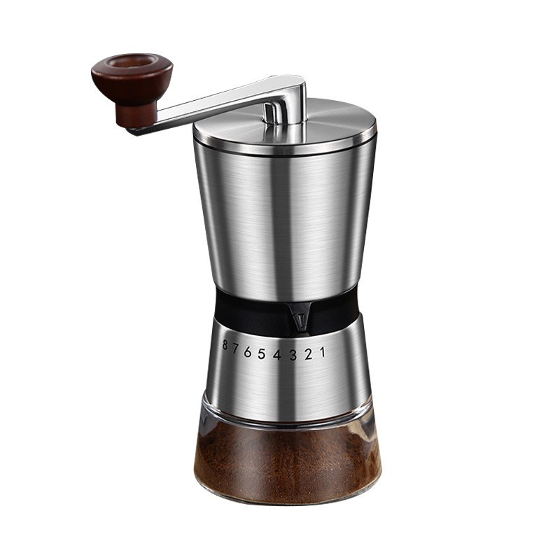 Burr Hand Grinder - أدوات طحن القهوة المحمولة المنزلية القابلة