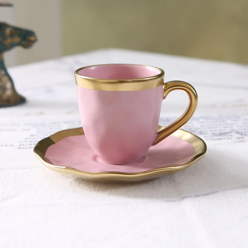 Coffee Tea And Sugar Set - طقم فناجين قهوة صغيرة من السيراميك