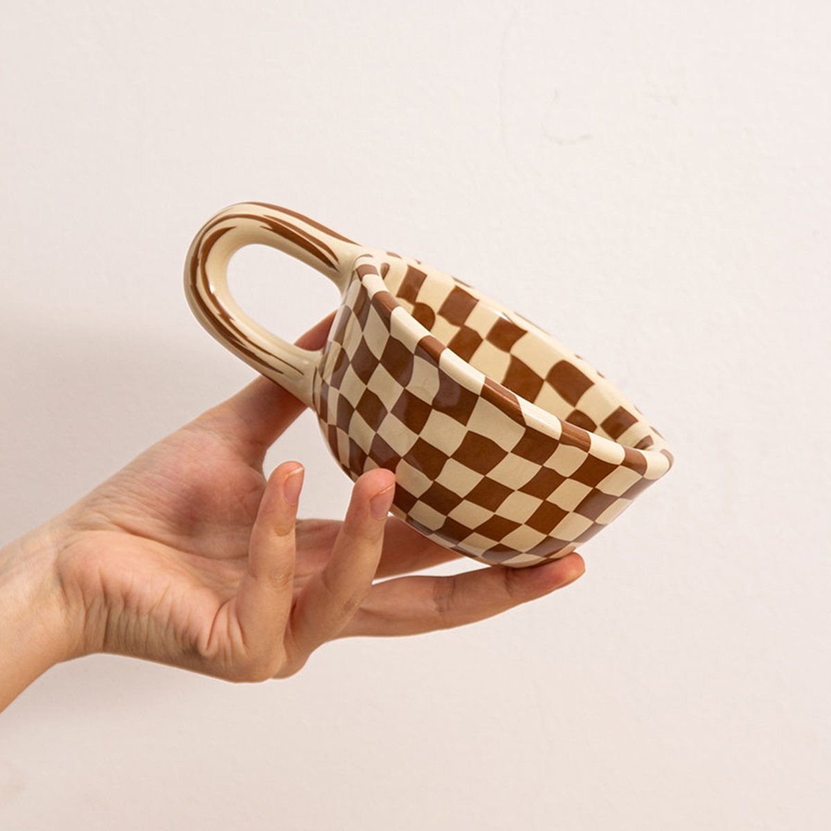 كوب قهوة سيراميك مع مقبض على ش - مراجعة Coffee Tea With Milk وسعره
