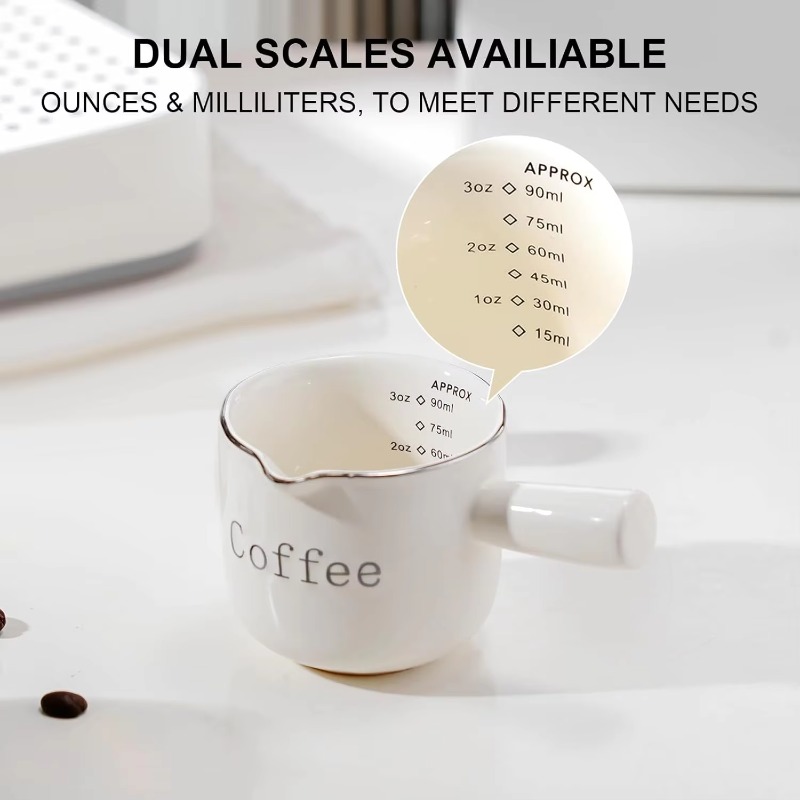 كوب قهوة سيراميك صغير بمقبض وف - مراجعة Coffee Tea With Milk وسعره