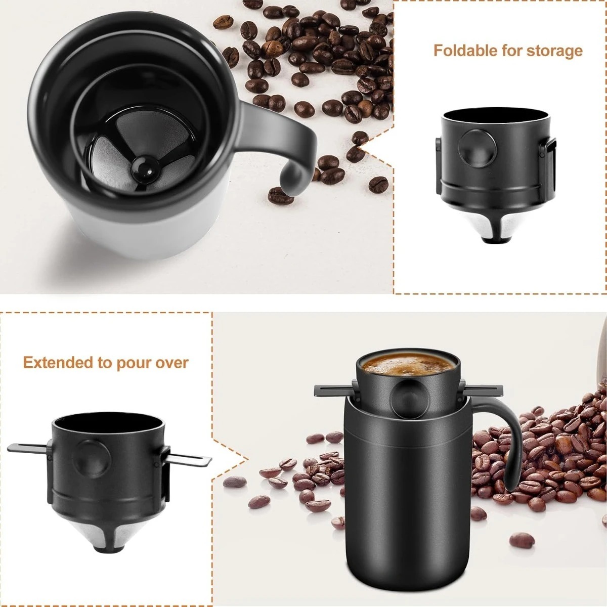 كوب قهوة من الفولاذ المقاوم لل - مراجعة Xbloom Coffee Tea وسعره