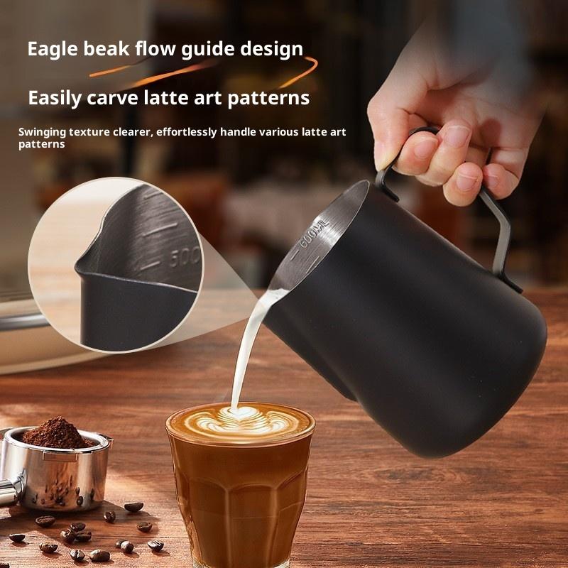 إبريق رغوة القهوة والحليب سعة  - مراجعة Barista Milk Jug وسعره