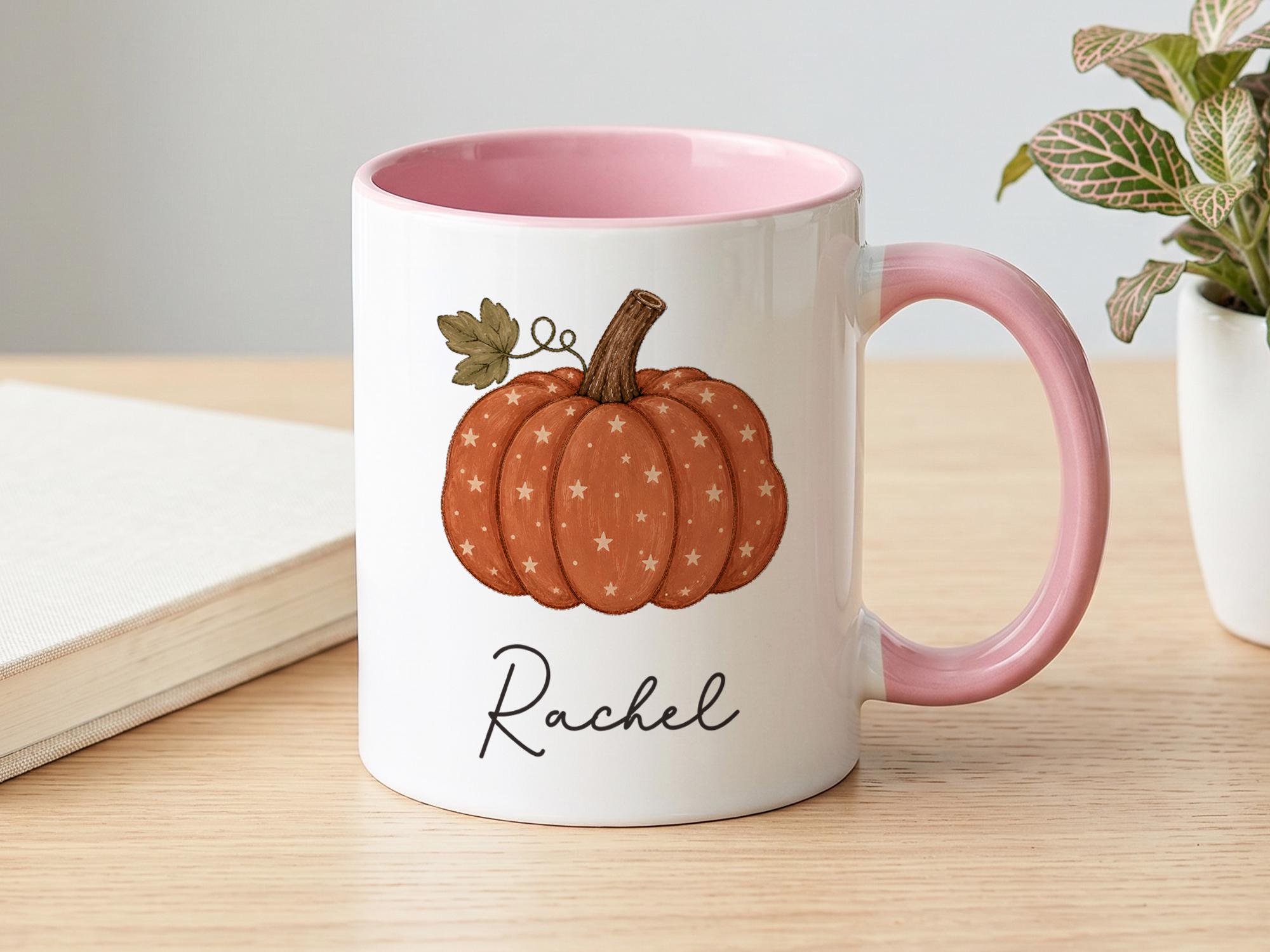 كوب قهوة مخصص بتصميم اليقطين،  - مراجعة Coffee Tea Name وسعره