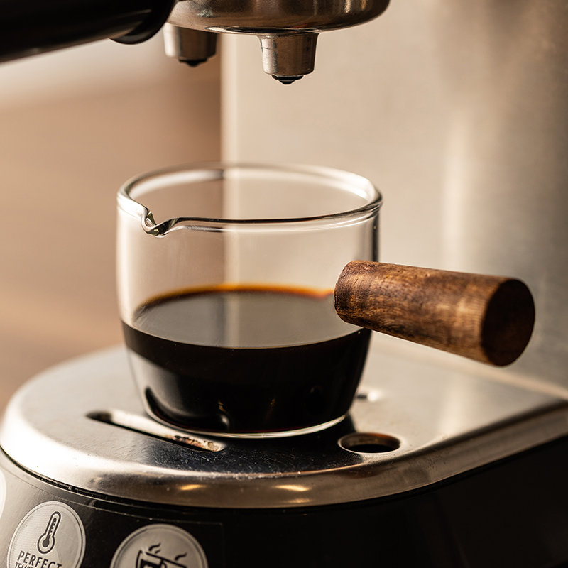 50-250 مللي مقبض الخشب الزجاج  - مراجعة Barista Milk Jug وسعره